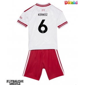 Liverpool Milos Kerkez #6 Dětské Venkovní dres komplet 2026-27 Krátký Rukáv (+ trenýrky)
